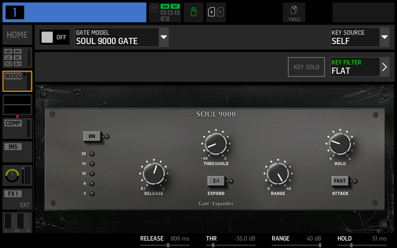 Screenshot of SOUL 9000 GATE effect
