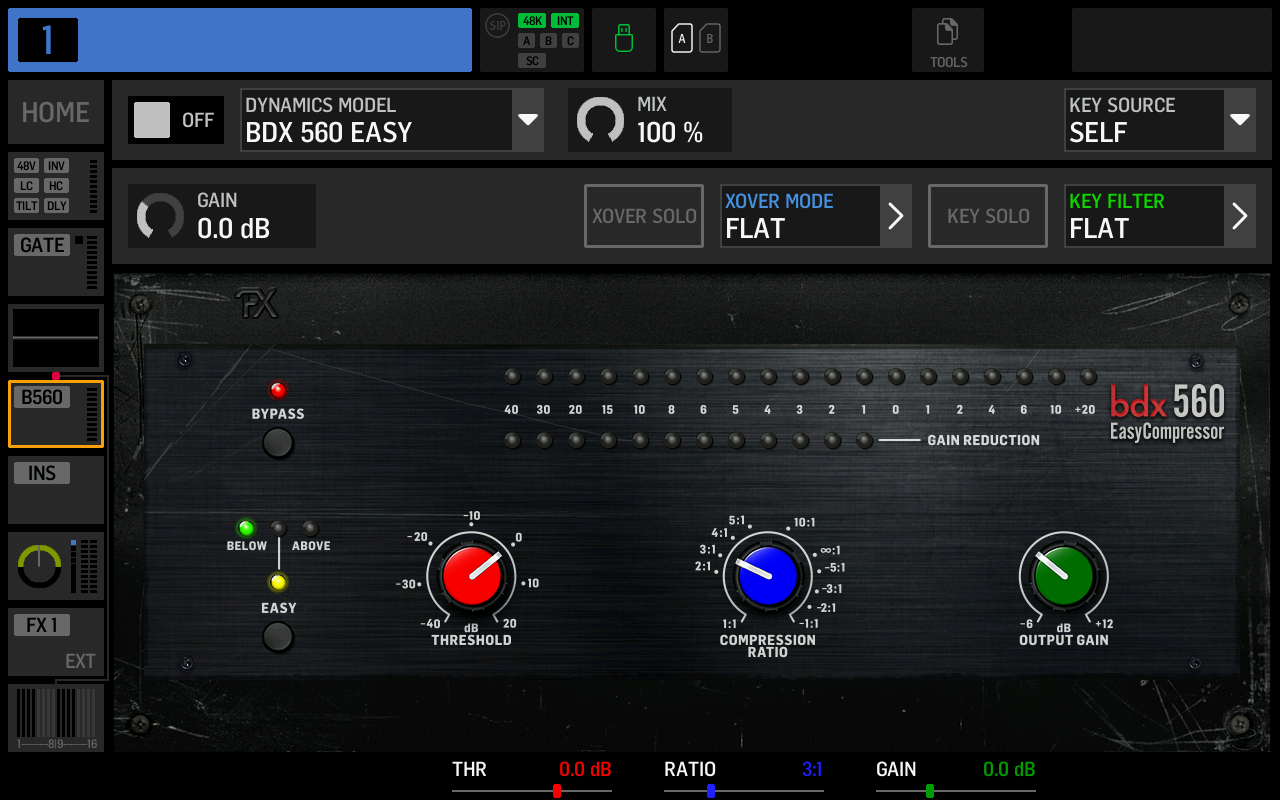 Screenshot of BDX 560 EASY effect