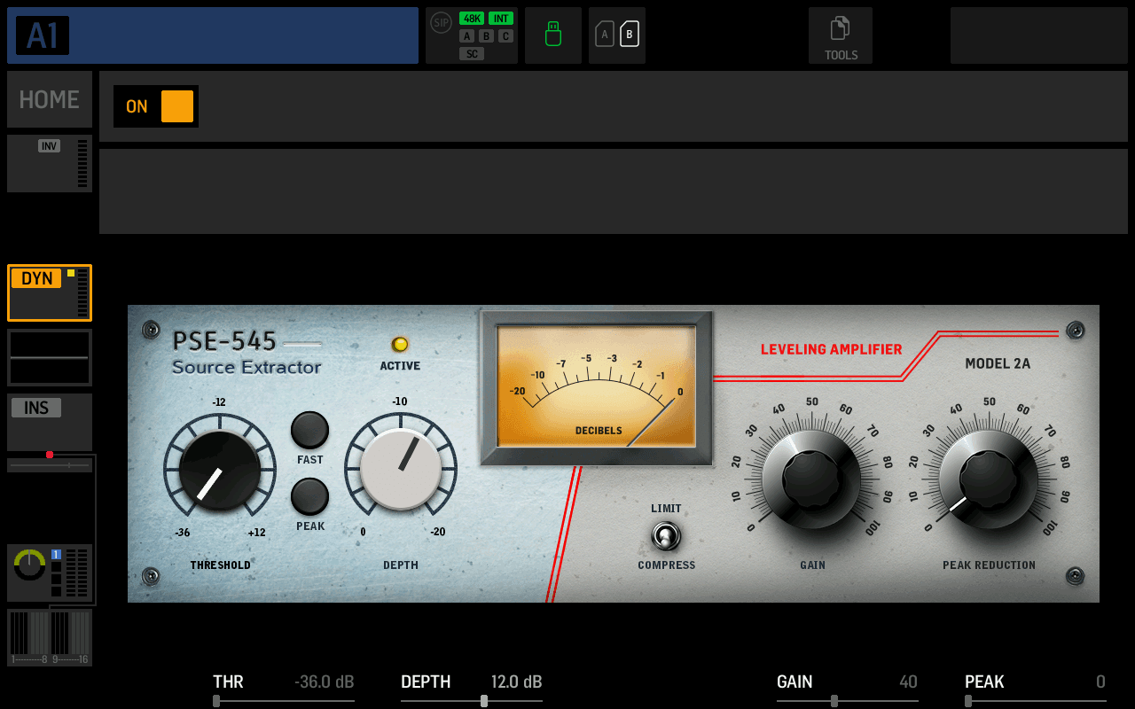 New aux channel combo dynamics