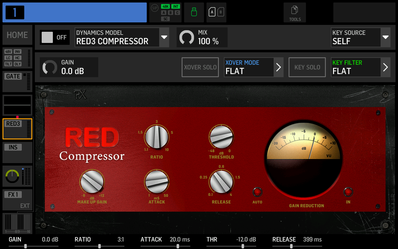 Screenshot of RED3 COMPRESSOR effect