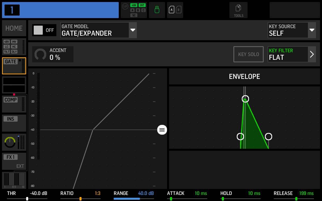 Screenshot of GATE/EXPANDER effect