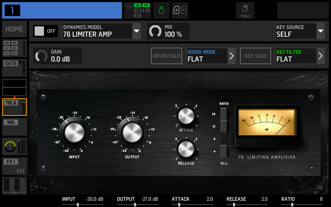 Screenshot of 76 LIMITER AMP effect